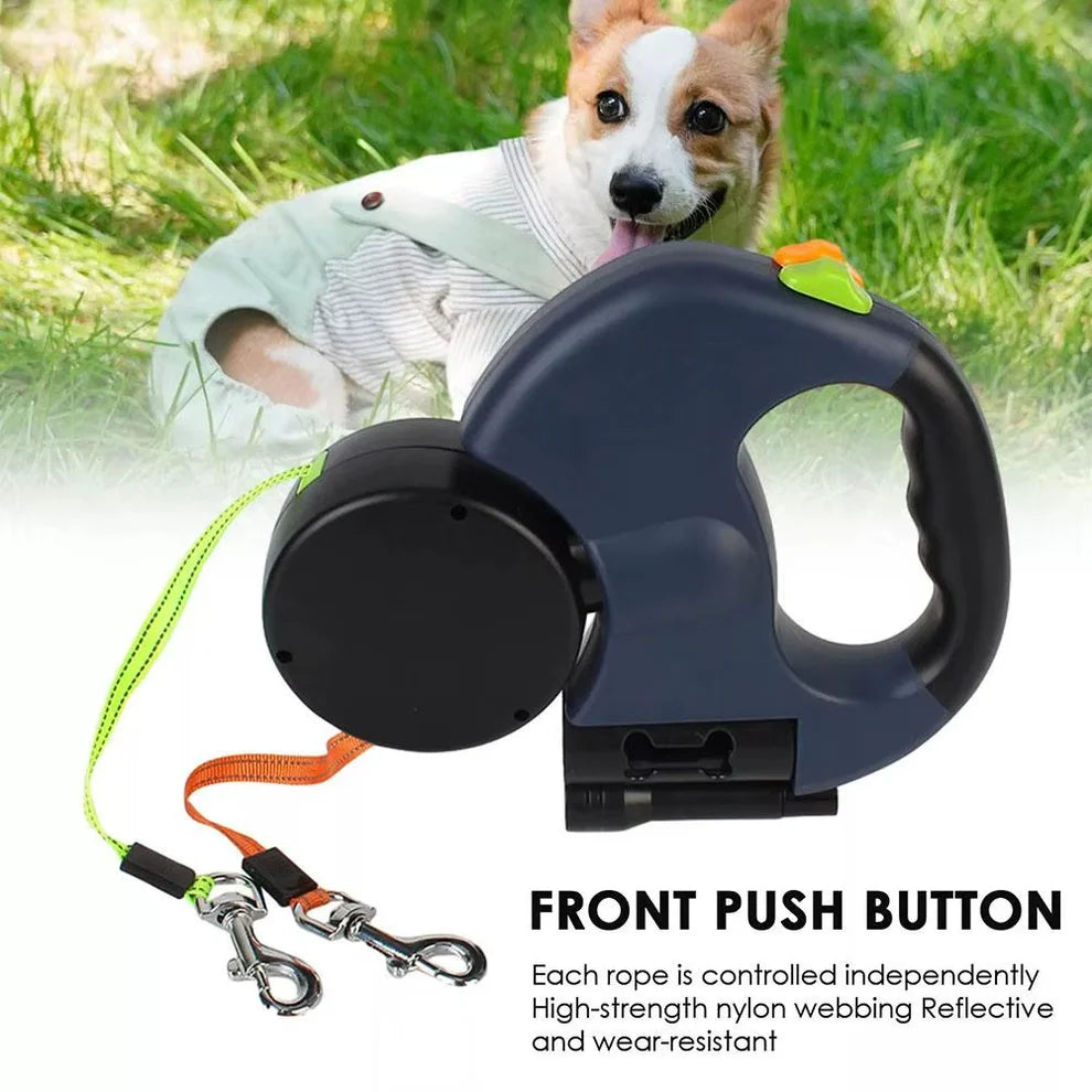 TwinLeash | Tangle-Free Dual Retractable Dog Leash